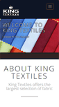 Mobile Screenshot of kingtextiles.ca